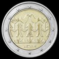 Išleidžiama nauja 2 eurų moneta, skirta Dainų šventei
