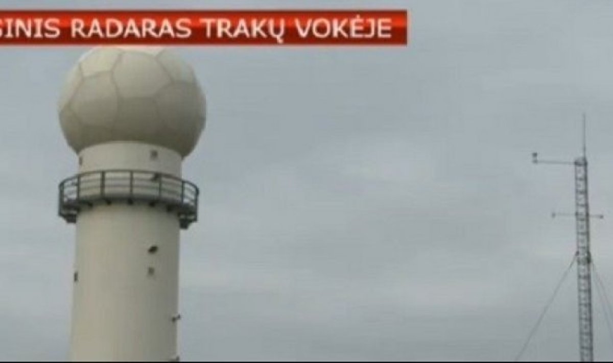 Trakų Vokėje įrengtas meteorologinis radaras