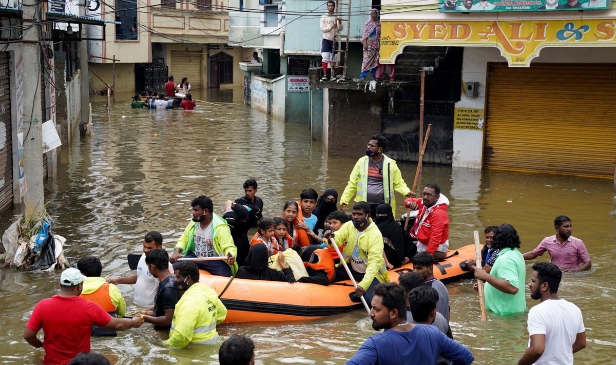 Potvyniai Indijoje