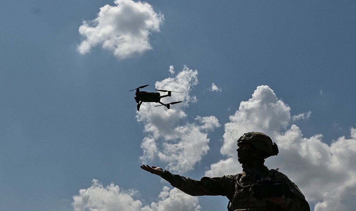 Virš Rusijos Kalugos srities buvo sunaikintas dronas