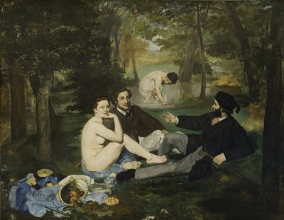 Edouard Manet. Pusryčiai ant žolės. 1863