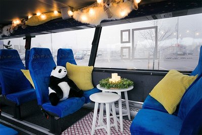 "Ikea" kalėdinis autobusas