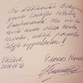 Nausėda raštu perdavė linkėjimus Lenkijos lietuviams