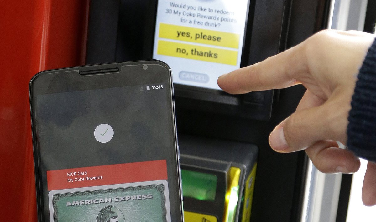 Demonstruojamos "Android Pay" galimybės