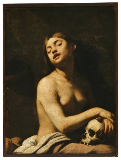 Guido Cagnacci (Santarkandželio di Romanja 1601–1663 Viena)  Atgailaujanti Marija Magdalietė. XVII a. Nacionalinis M. K. Čiurlionio dailės muziejus