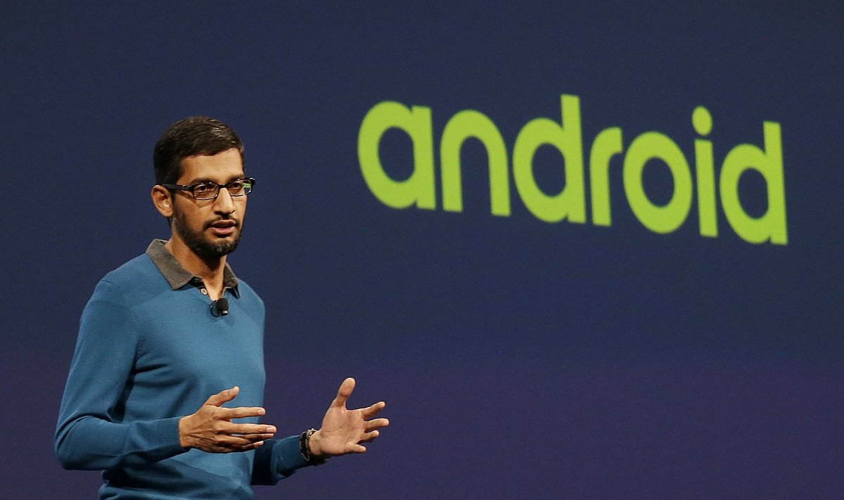 Sundaras Pichai, "Google" viceprezidentas, vadovaujantis "Android", "Chrome" ir programėlėms