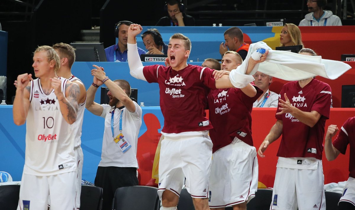 Europos krepšinio čempionatas 2015. Latvija - Slovėnija