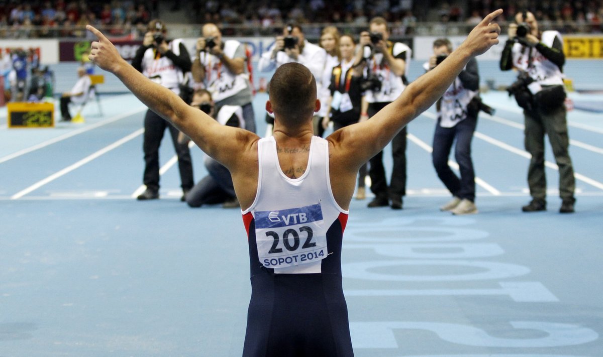 Britas Richardas Kilty laimėjo 60 metrų bėgimo varžybas