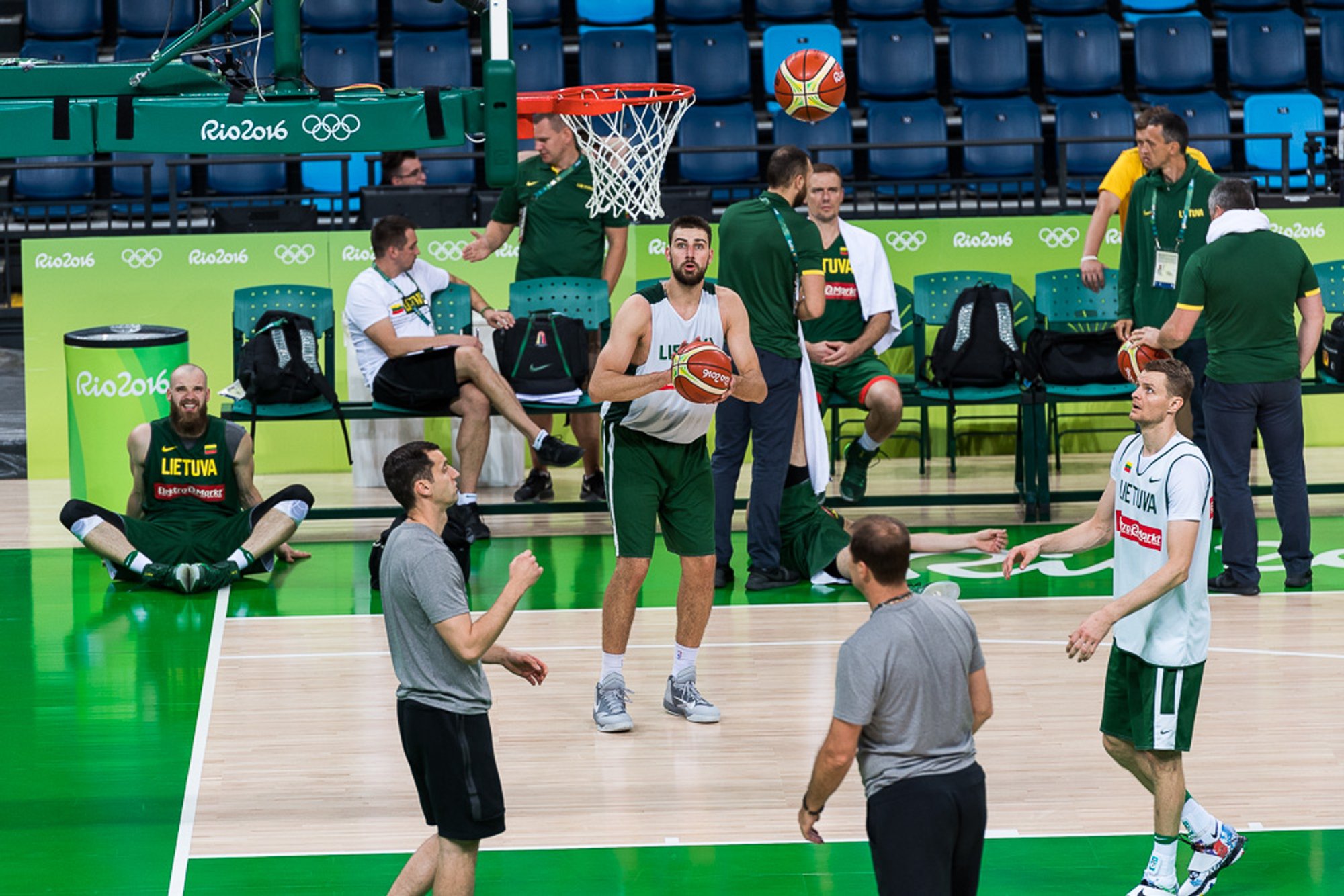 Team Lithuania at Rio Olympics Basketball Delfi EN