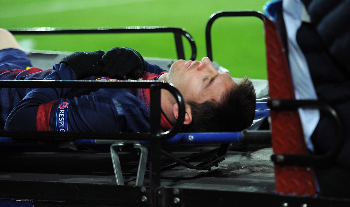 Lionelis Messi patyrė traumą