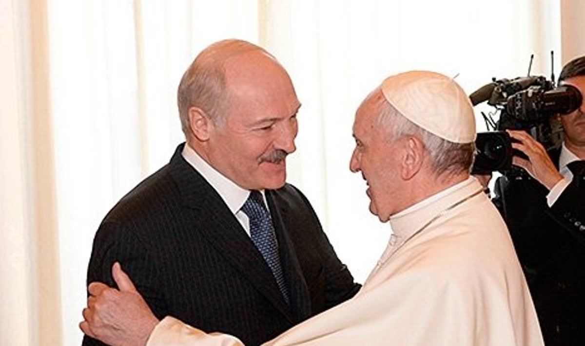 Alexandr Lukashenko and Pope Francis