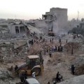 Anskrydžių Sirijos šiaurės vakaruose civilių aukų padaugėjo iki 38