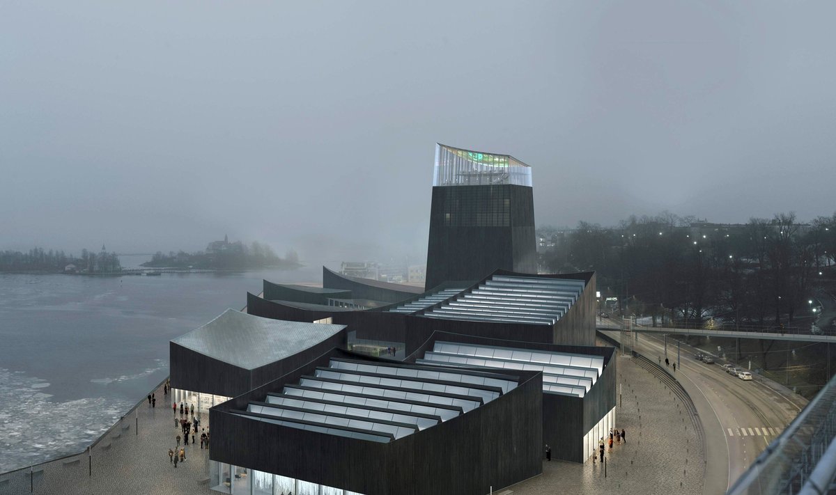 Guggenheimo muziejaus Helsinkyje vizualizacija