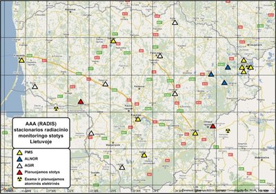 Radiacinio monitoringo stotys Lietuvoje