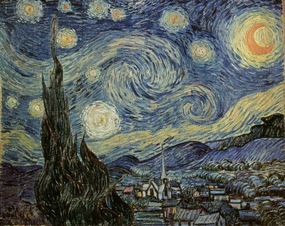 Žvaigždėta naktis. V. Van Gogh.