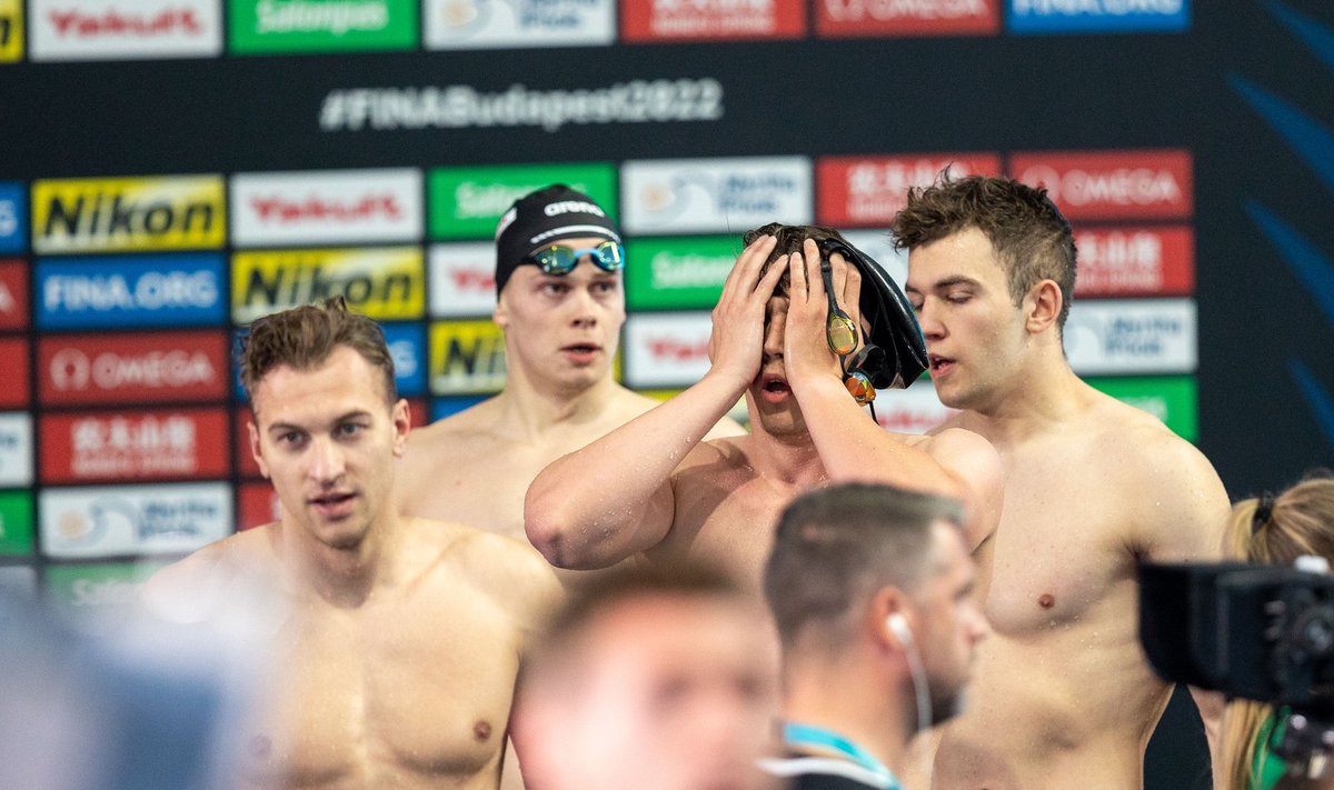 Lietuvos plaukikai estafetės rungtyje buvo dar kartą diskvalifikuoti