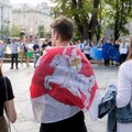 "Путь в свободную Беларусь": участники акции в Вильнюсе требовали отпустить белорусских политзаключенных