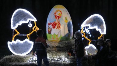 Пасхальные инсталляции в хорватской деревне