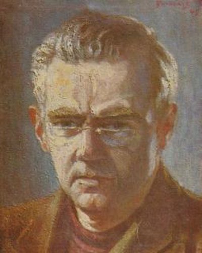 AUTOPORTRETAS. Jonas Buračas, apie 1950-1960 m.