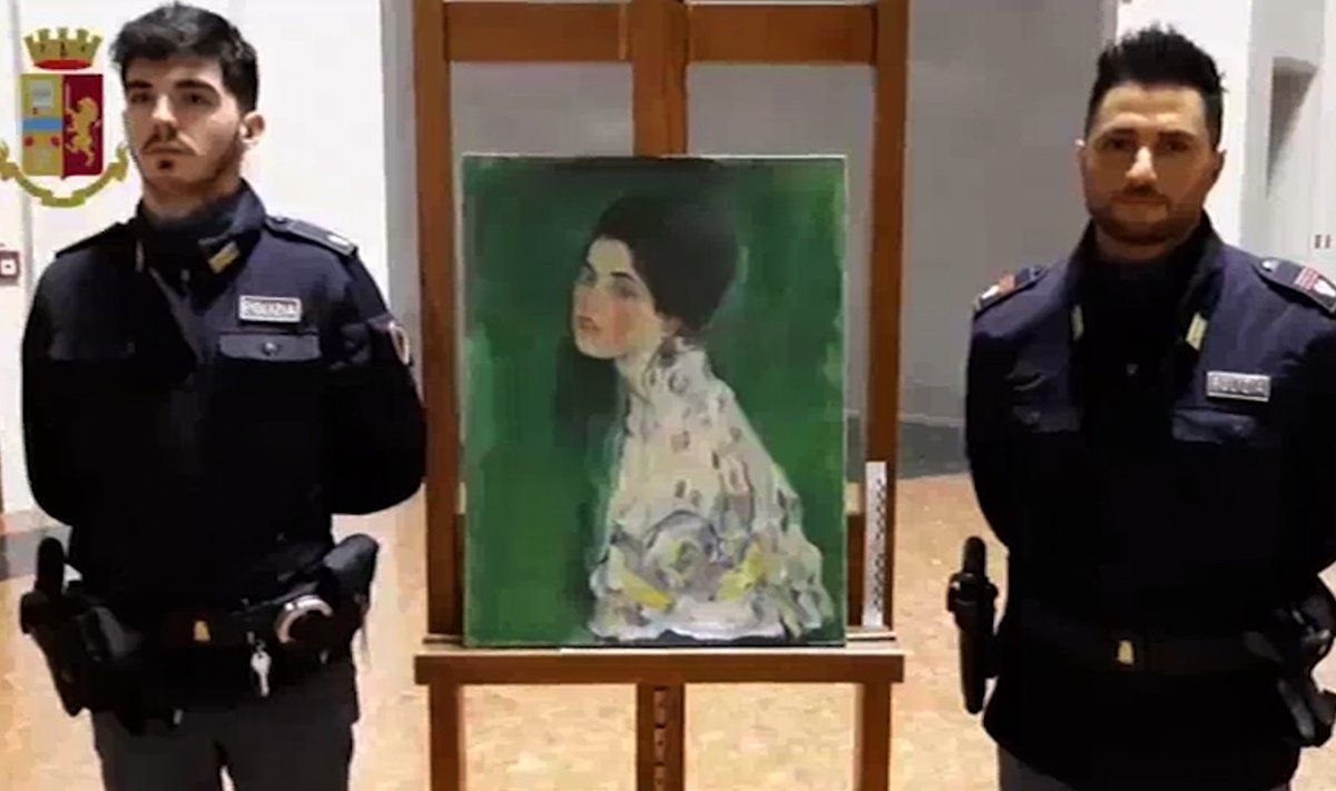 Atsirado dingęs Klimto paveikslas „Moters portretas“