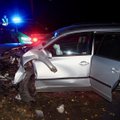 Vilniaus pakraštyje girtutėlis vairuotojas apgadino tris automobilius ir rėžėsi į medį