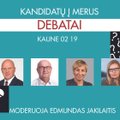 Kauno miesto kandidatų į merus debatai