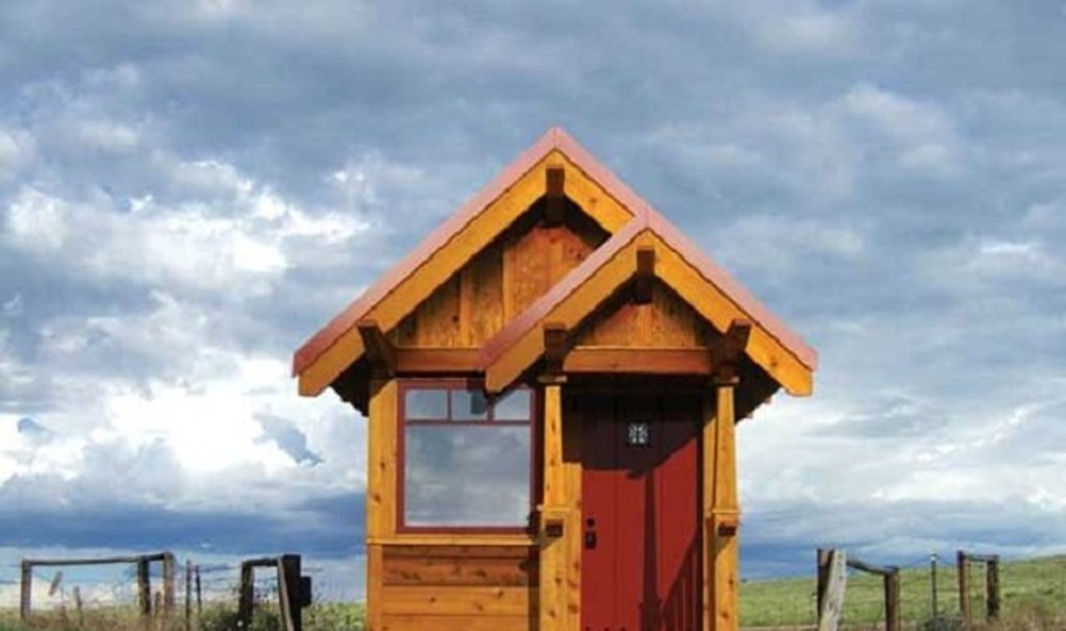 Džėjaus Šeferio sukurtas namas (tumbleweedhouses.com nuotr.)