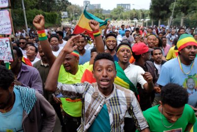 Protestai Etiopijoje