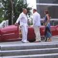 L. Pinkevičiaus svečių dėmesį prikaustė antikvarinis T. Barščio „Cadillac“