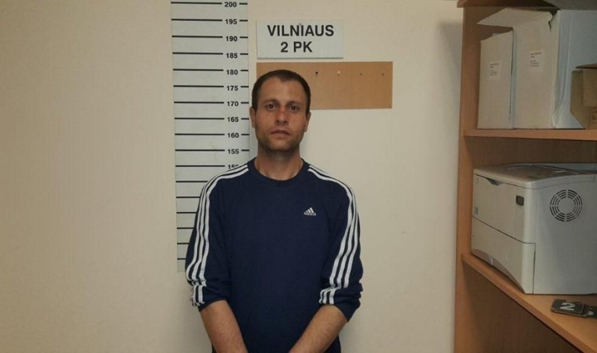 Vilniuje sulaikytas plėšimu įtariamas vyras
