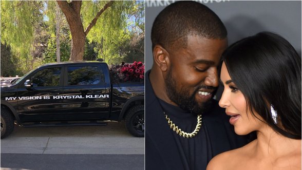Po skandalų Kanye Westas bando neįprastai susigrąžinti Kim Kardashian: prie namų jos laukė iš kojų verčianti dovana