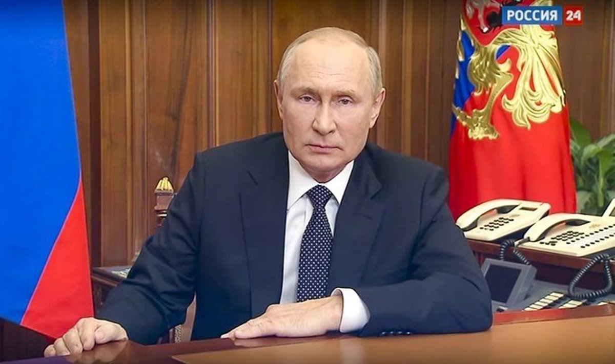 Vladimiras Putinas skelbia mobilizaciją