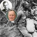Japonų generolas užsimanė daugiau mėsos, tad liepė atkasti kario kūną: per Antrąjį pasaulinį karą Bushas vyresnysis vos išvengė mirties