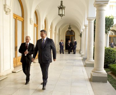 Vladimiras Putinas, Viktoras Janukovyčius