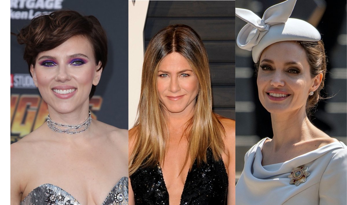 Scarlett Johansson, Jennifer Aniston, Angelina Jolie
