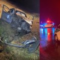 Eismo nelaimės Lietuvoje: nuo kelio nuskriejęs BMW, iš kabinos iškritęs girtas traktorininkas ir partrenkti nepilnamečiai