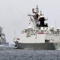 Kaip filme: Kinijos ir Rusijos karo laivų pratybos Viduržemio jūroje