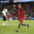 Euro 2016: rekordinėse rungtynėse C. Ronaldo „sudegė“ prie 11 m žymos
