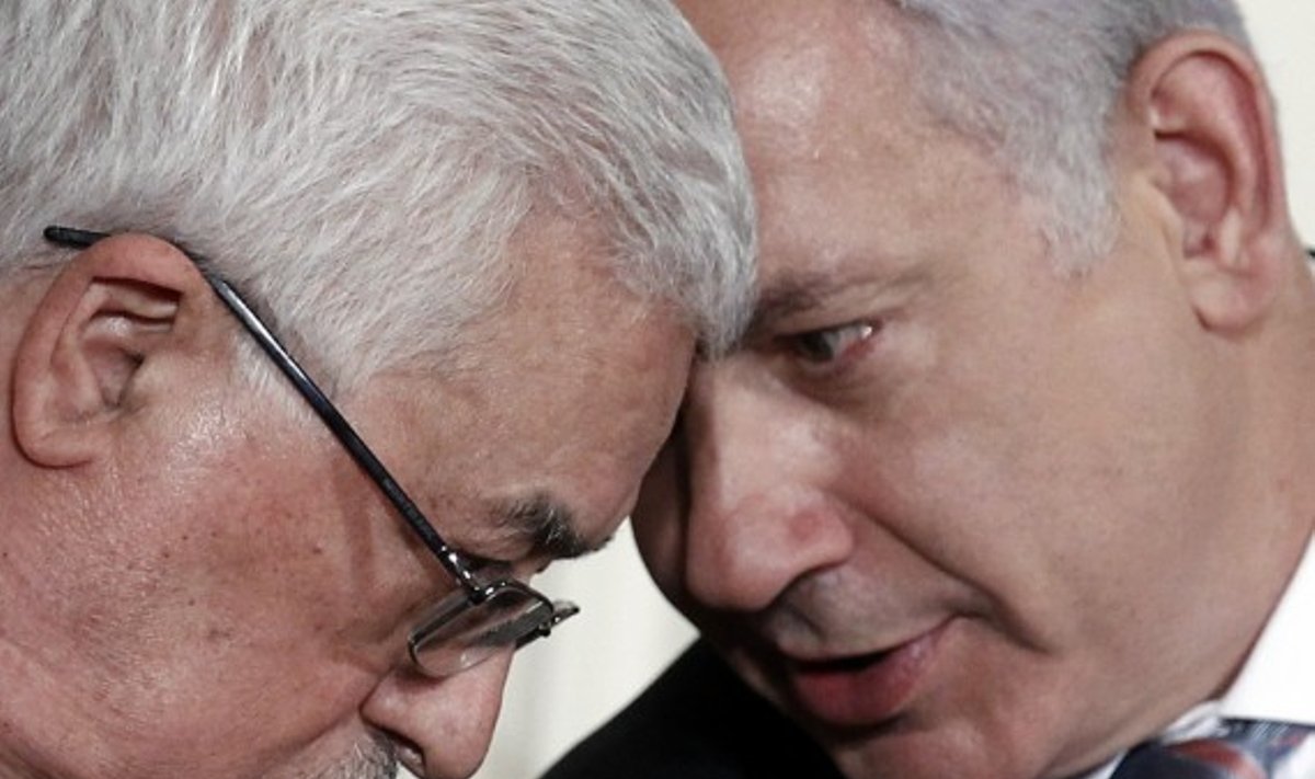 Mahmoudas Abbasas ir Benjaminas Netanyahu