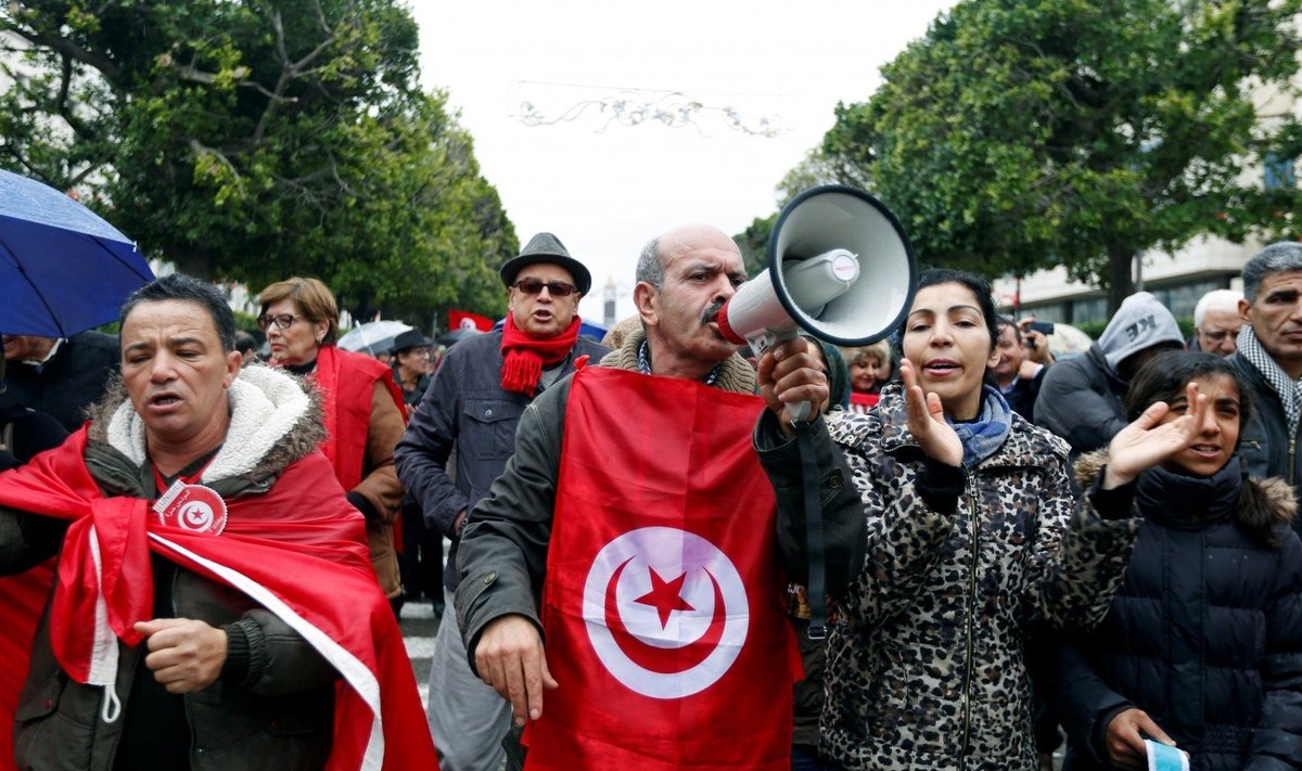 Protestas Tunise