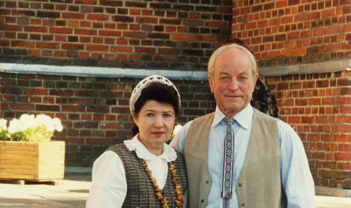 Gydytoja Genovaitė Gražina Šaulienė 2008-aisiais su vyru Romu Petru Šauliu