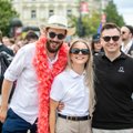 „Vilnius Pride 2023“ eitynių sostinėje nepraleido ir Vilniaus miesto meras Valdas Benkunskas su žmona Vismante