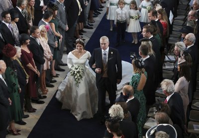 Princesės Eugenie vestuvių ceremonija