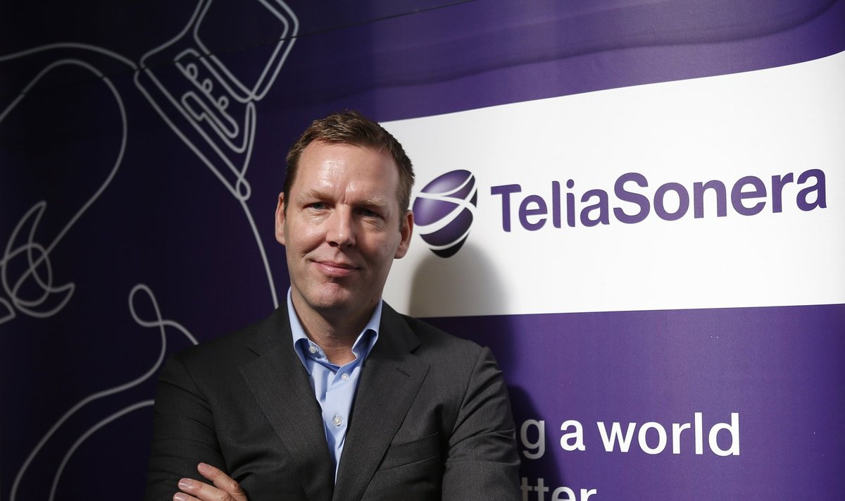 "TeliaSonera" generalinis direktorius Johanas Dennelindas