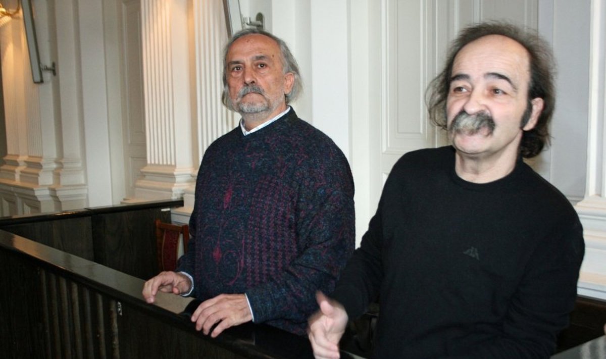 Emilio Anselmi (kairėje) ir Luigo Ricci