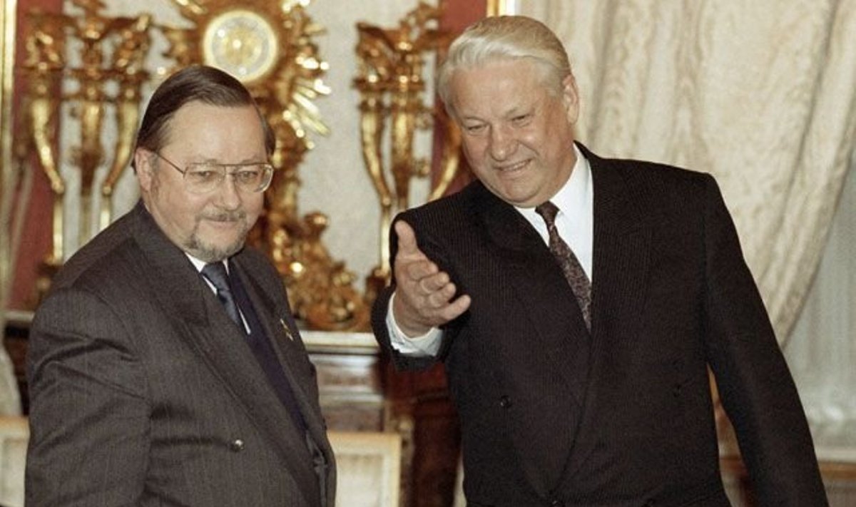 V. Landsbergis ir B. Jelcinas