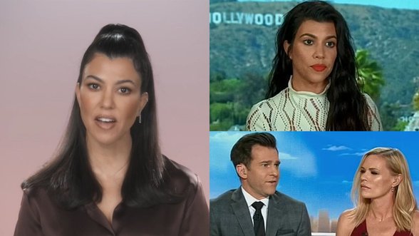 Kardashian kritikuojama dėl nevykusio triuko TV laidoje: paliko vedėją „ant ledo“ sustingdama ir vaidindama, kad nutrūko transliacija