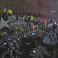 Italijos „Serie A“ čempionai „Juventus“ šventė pergalę per paradą gatvėse