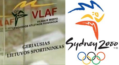 VLAF ir Sidnėjaus olimpinių žaidynių logotipai - tarsi klonuoti
