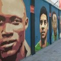 Rio de Žaneire atidengta pabėgėlius olimpiečius vaizduojanti freska